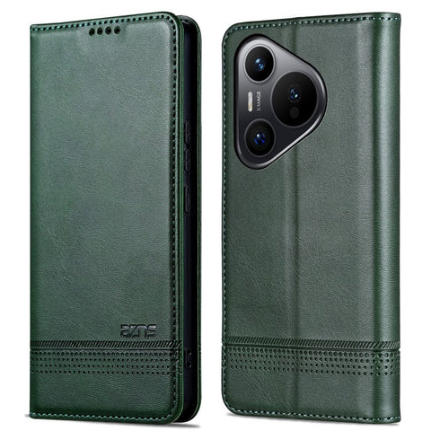AZNS For Huawei Pura 70 Pro / Pura 70 Pro+ Case PU Leather Folio Wallet Magnetic Auto-absorbed Phone Cover