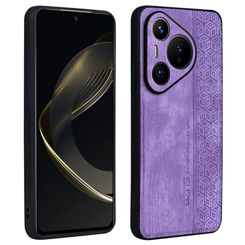 AZNS For Huawei Pura 70 Pro / Pura 70 Pro+ Case PU Leather+TPU Pattern Imprinted Phone Cover