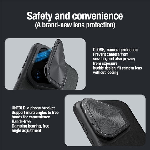 NILLKIN CamShield Prop For Huawei Pura 70 Pro / Pura 70 Pro+ Cell Phone Case with Camera Cover