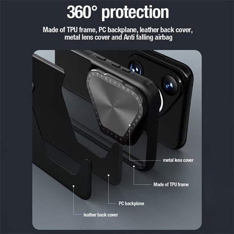 NILLKIN CamShield Prop For Huawei Pura 70 Pro / Pura 70 Pro+ Compatible with MagSafe Phone Case Kickstand Cover