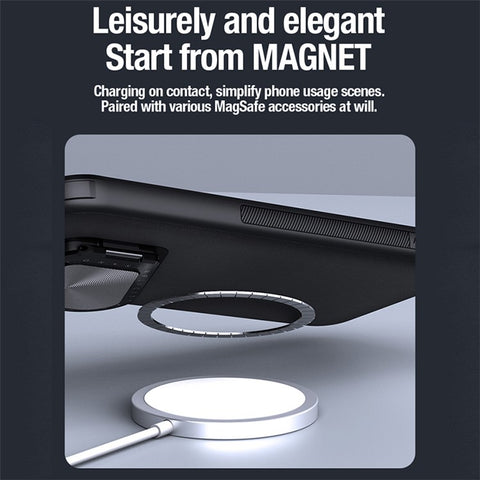 NILLKIN CamShield Prop For Huawei Pura 70 Pro / Pura 70 Pro+ Compatible with MagSafe Phone Case Kickstand Cover