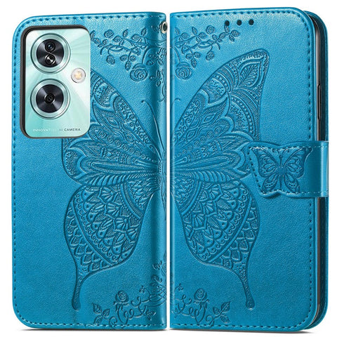 For OnePlus Nord N30 SE 5G Case PU Leather Butterfly Imprinted Stand Card Holders Phone Cover