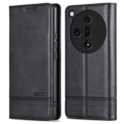 AZNS For Oppo Find X7 5G Leather Wallet Cover Mobile Phone Case