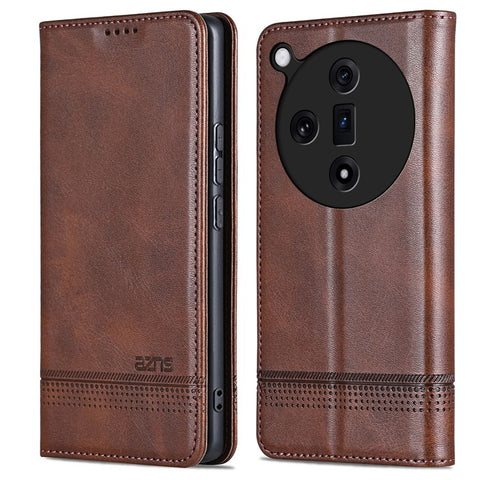 AZNS For Oppo Find X7 5G Leather Wallet Cover Mobile Phone Case