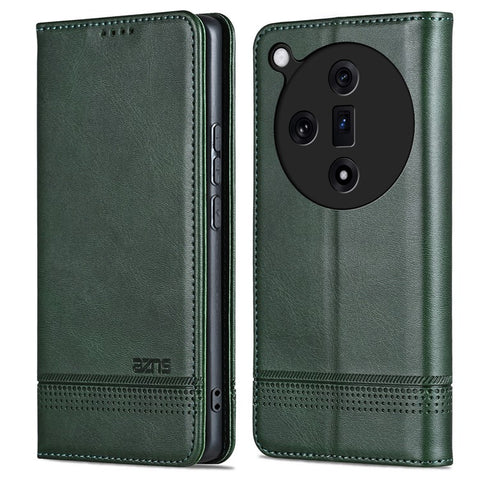 AZNS For Oppo Find X7 5G Leather Wallet Cover Mobile Phone Case