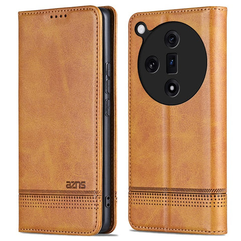 AZNS For Oppo Find X7 5G Leather Wallet Cover Mobile Phone Case