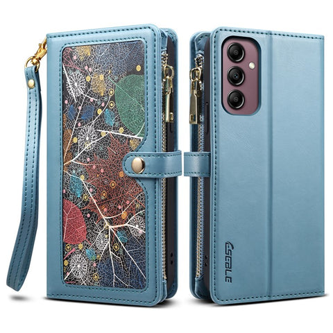 ESEBLE Galaxy Series For Samsung Galaxy M55 5G / C55 5G / F55 5G Case Leather Folio Wallet RFID Blocking Phone Cover
