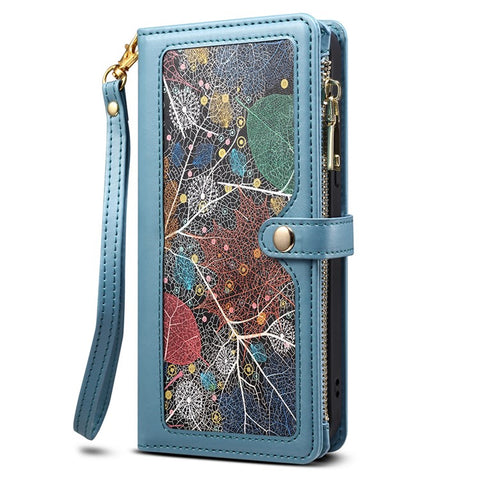 ESEBLE Galaxy Series For Samsung Galaxy M55 5G / C55 5G / F55 5G Case Leather Folio Wallet RFID Blocking Phone Cover