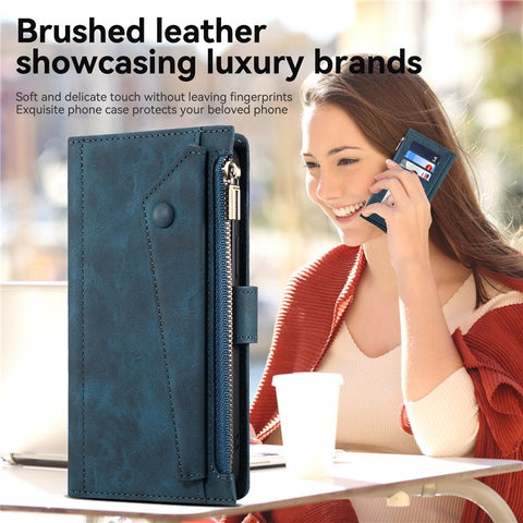 ESEBLE Star Series For Samsung Galaxy M55 5G / C55 5G / F55 5G Case PU Leather+TPU Cover with Wallet Stand