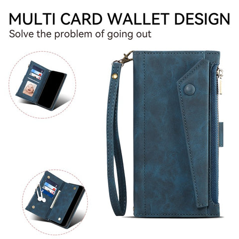 ESEBLE Star Series For Samsung Galaxy M55 5G / C55 5G / F55 5G Case PU Leather+TPU Cover with Wallet Stand