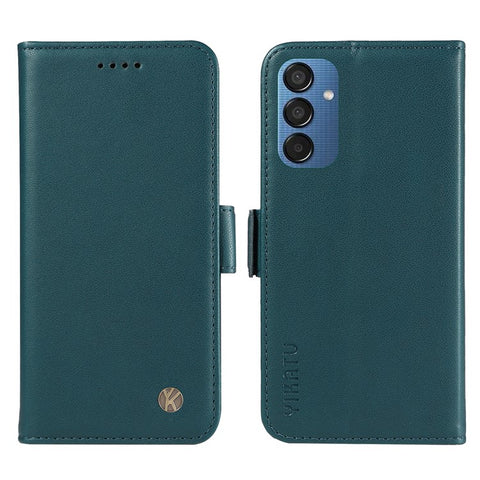YIKATU YK-003 For Samsung Galaxy M15 5G Case Wallet Leather Cover Side Magnetic Clasp