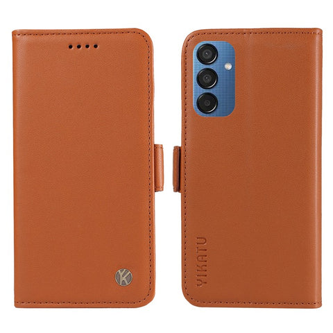 YIKATU YK-003 For Samsung Galaxy M15 5G Case Wallet Leather Cover Side Magnetic Clasp