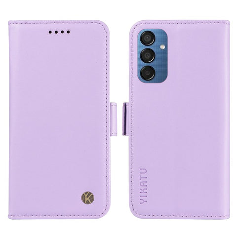 YIKATU YK-003 For Samsung Galaxy M15 5G Case Wallet Leather Cover Side Magnetic Clasp