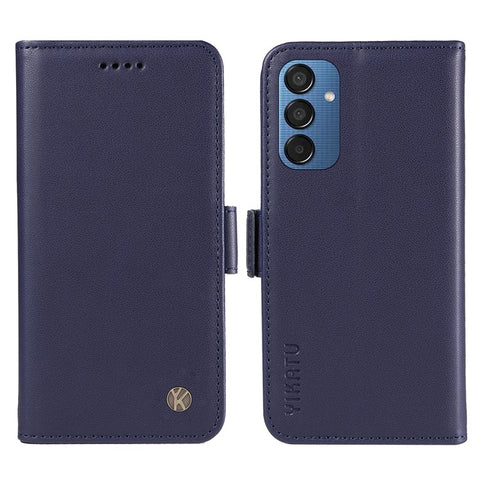 YIKATU YK-003 For Samsung Galaxy M15 5G Case Wallet Leather Cover Side Magnetic Clasp