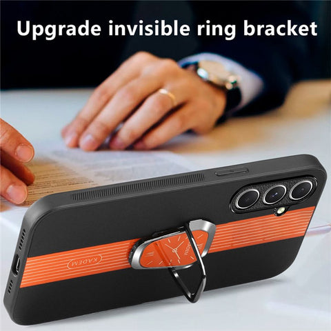 KADEM For Samsung Galaxy M55 5G / C55 5G / F55 5G Case Leather+TPU+Acrylic Phone Cover with Kickstand