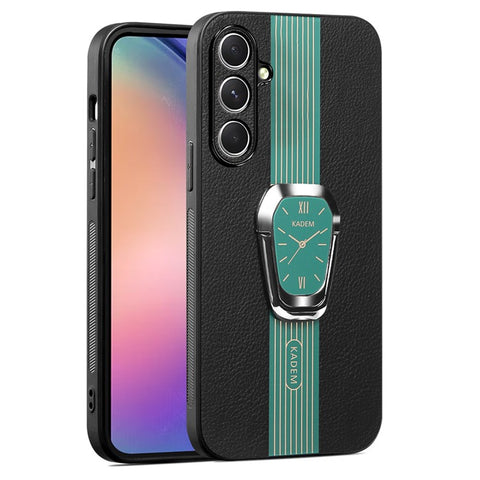 KADEM For Samsung Galaxy M55 5G / C55 5G / F55 5G Case Leather+TPU+Acrylic Phone Cover with Kickstand