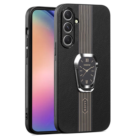 KADEM For Samsung Galaxy M55 5G / C55 5G / F55 5G Case Leather+TPU+Acrylic Phone Cover with Kickstand