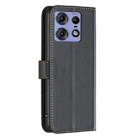 BINFEN COLOR BF17 For Motorola Edge 50 Pro 5G Wallet Case Leather Drop-resistant Phone Cover