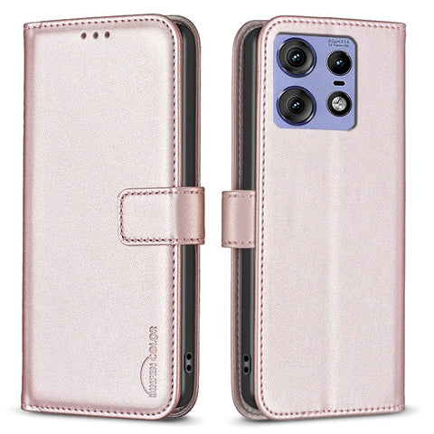 BINFEN COLOR BF17 For Motorola Edge 50 Pro 5G Wallet Case Leather Drop-resistant Phone Cover