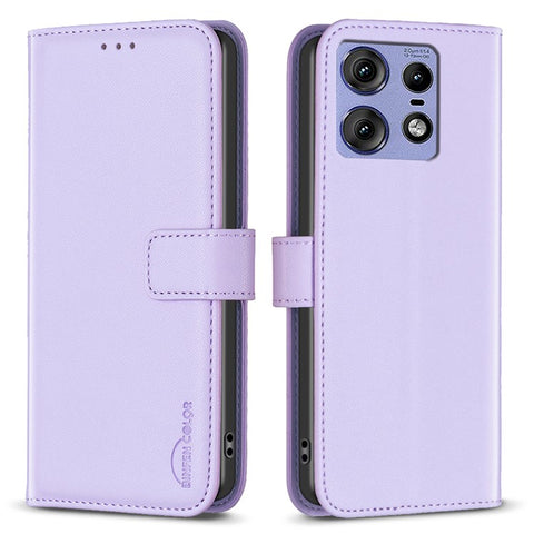 BINFEN COLOR BF17 For Motorola Edge 50 Pro 5G Wallet Case Leather Drop-resistant Phone Cover