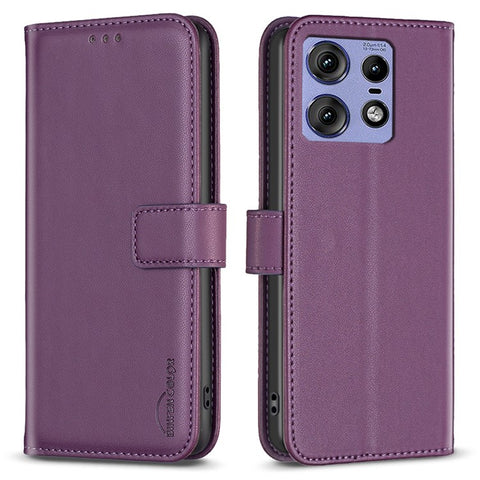 BINFEN COLOR BF17 For Motorola Edge 50 Pro 5G Wallet Case Leather Drop-resistant Phone Cover