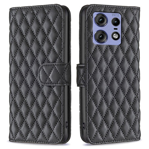 BINFEN COLOR BF Style-14 For Motorola Edge 50 Pro 5G Case Wallet Rhombus Phone Leather Cover
