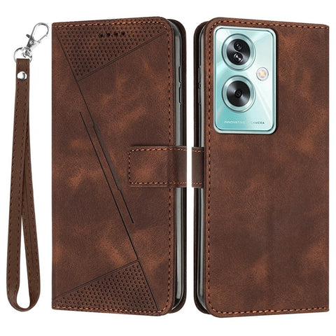 For OnePlus Nord N30 SE 5G / Oppo A79 5G / A2 5G Wallet Phone Stand Cover Anti-Scratch Phone Shell Case