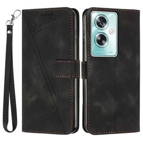 For OnePlus Nord N30 SE 5G / Oppo A79 5G / A2 5G Wallet Phone Stand Cover Anti-Scratch Phone Shell Case