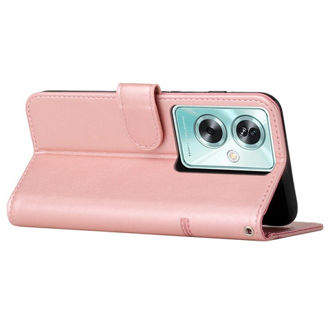 For Oppo A79 5G / A2 5G / OnePlus Nord N30 SE 5G Cover PU Leather Full Wrapped Phone Shell Stand Design
