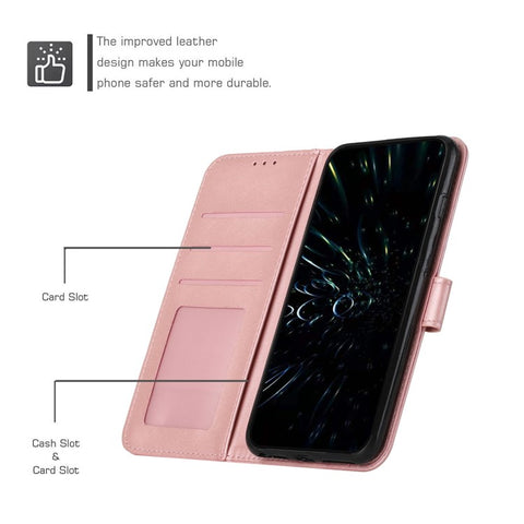 For Oppo A79 5G / A2 5G / OnePlus Nord N30 SE 5G Cover PU Leather Full Wrapped Phone Shell Stand Design