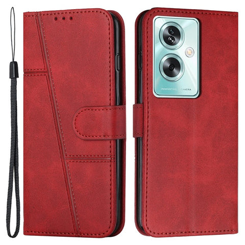 For Oppo A79 5G / A2 5G / OnePlus Nord N30 SE 5G Cover PU Leather Full Wrapped Phone Shell Stand Design