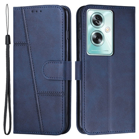 For Oppo A79 5G / A2 5G / OnePlus Nord N30 SE 5G Cover PU Leather Full Wrapped Phone Shell Stand Design