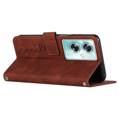 For Oppo A79 5G / A2 5G / OnePlus Nord N30 SE 5G Phone Case Anti-fall PU Leather Stand Shell