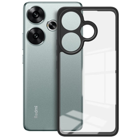 IMAK UX-9A Series for Xiaomi Redmi Turbo 3 5G / Poco F6 5G Case TPU+PC Clear Protective Phone Cover