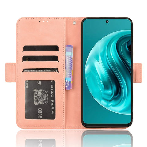 For Huawei nova 13i 4G / nova 12i 4G / Enjoy 70 Pro Case PU Leather Stand Function Multiple Card Slots Phone Cover