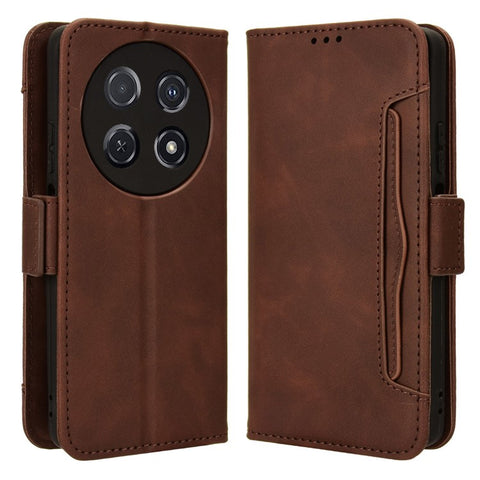 For Huawei nova 13i 4G / nova 12i 4G / Enjoy 70 Pro Case PU Leather Stand Function Multiple Card Slots Phone Cover