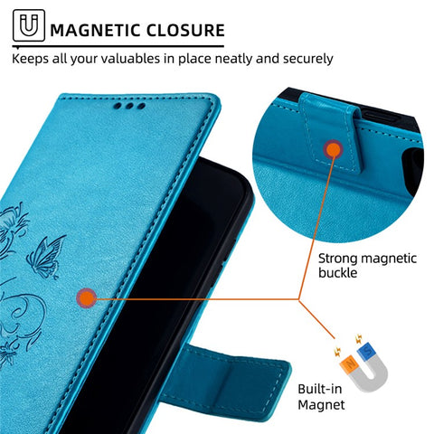 For Samsung Galaxy F62 / M62 Case Stylish Imprinted PU Leather Phone Cover with Wallet Stand