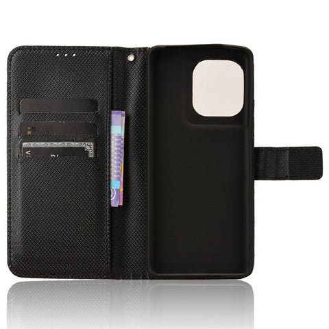 For Motorola Edge 50s Pro 5G / Edge 50 Pro 5G / Edge 50 5G   Phone Cases Diamond Texture PU Leather Phone Stand Cover Wallet