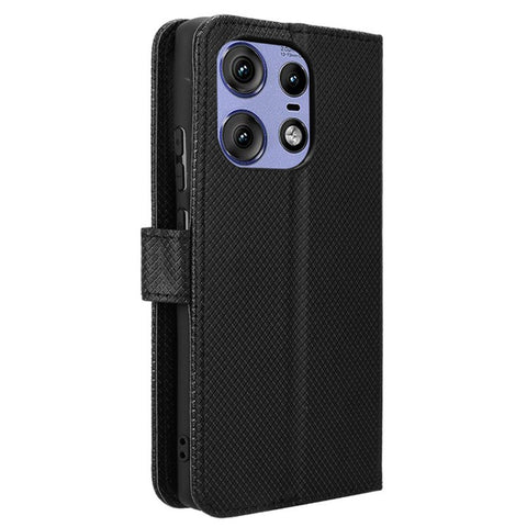 For Motorola Edge 50s Pro 5G / Edge 50 Pro 5G / Edge 50 5G   Phone Cases Diamond Texture PU Leather Phone Stand Cover Wallet