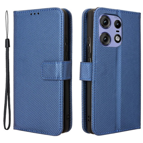 For Motorola Edge 50s Pro 5G / Edge 50 Pro 5G / Edge 50 5G   Phone Cases Diamond Texture PU Leather Phone Stand Cover Wallet