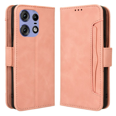 For Motorola Edge 50s Pro 5G / Edge 50 Pro 5G / Edge 50 5G Case Leather Drop-Proof Wallet Phone Cover with Multiple Card Slots