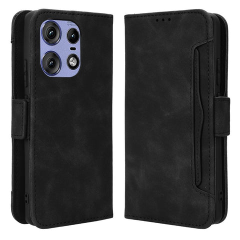 For Motorola Edge 50s Pro 5G / Edge 50 Pro 5G / Edge 50 5G Case Leather Drop-Proof Wallet Phone Cover with Multiple Card Slots