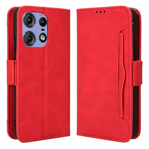 For Motorola Edge 50s Pro 5G / Edge 50 Pro 5G / Edge 50 5G Case Leather Drop-Proof Wallet Phone Cover with Multiple Card Slots