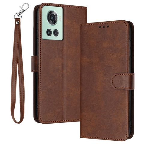 For Oneplus Ace 5G / 10R 5G Calf Texture PU Leather Case Wallet Phone Cover Mobile Accessories Supplier