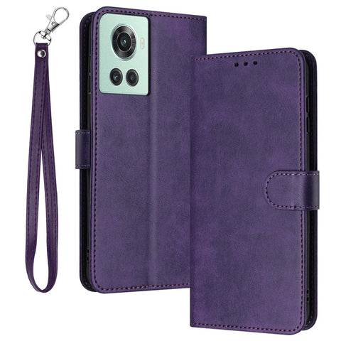 For Oneplus Ace 5G / 10R 5G Calf Texture PU Leather Case Wallet Phone Cover Mobile Accessories Supplier