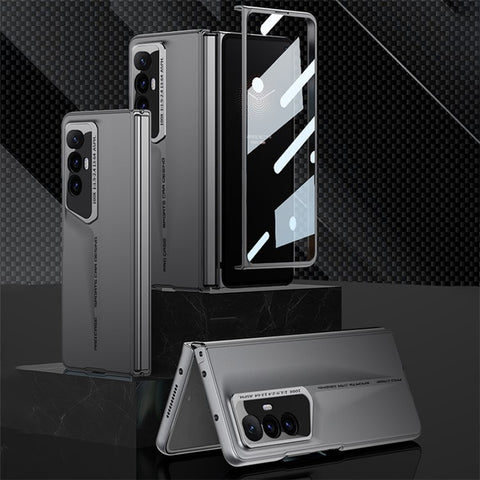 GKK For Xiaomi Mi Mix Fold Case Shockproof PC Folding Phone Cover with Tempered Glass Film