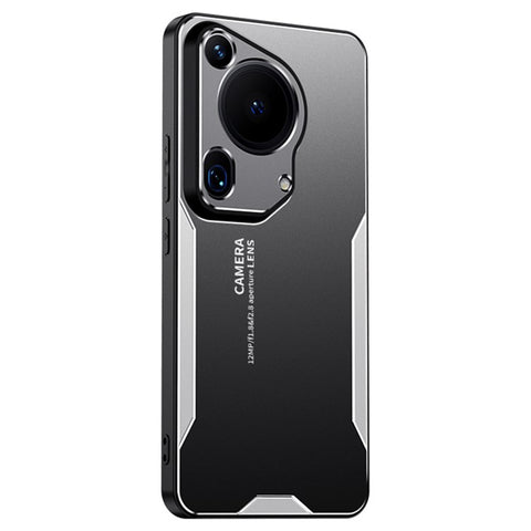 For Huawei Pura 70 Ultra Metal Phone Case Aluminum Alloy+PC+TPU Hybrid Back Cover