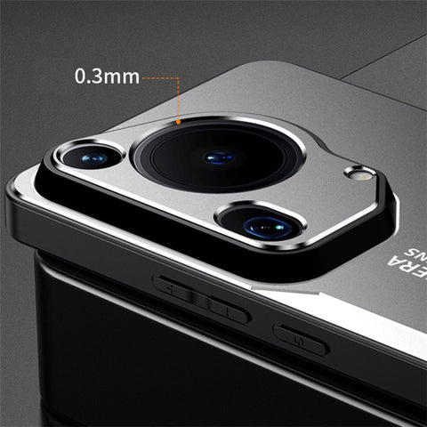 For Huawei Pura 70 Ultra Metal Phone Case Aluminum Alloy+PC+TPU Hybrid Back Cover