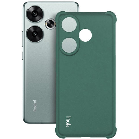 IMAK For Xiaomi Redmi Turbo 3 5G / Poco F6 5G Case Matte TPU Drop Resistant Airbag Phone Cover