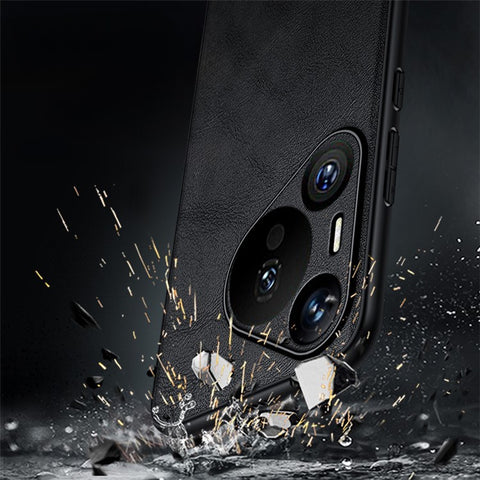SULADA For Huawei Pura 70 Case PU Leather Coated TPU+PC Anti-scratch Phone Cover